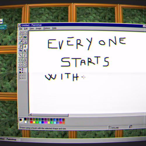 Everyone Starts With A Blank Canvas By Ebo Kubik