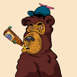 Buzzed Bear #7634