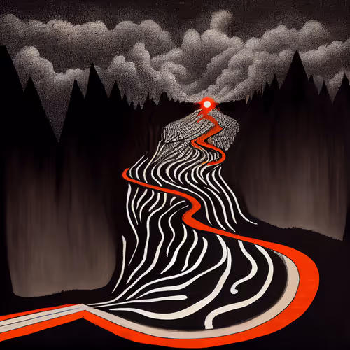 Ukiyo E Landscape By Warwick