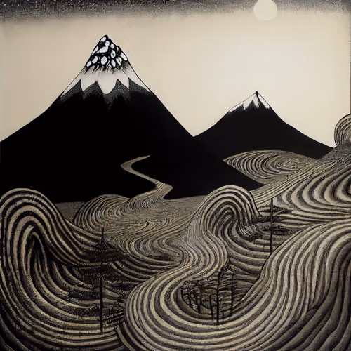 Ukiyo-e Landscape by Warwick #303
