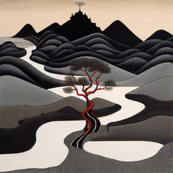 Ukiyo-e Landscape by Warwick #187