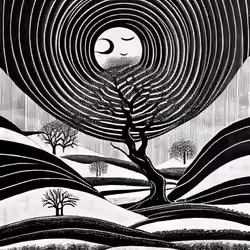 Ukiyo-e Landscape by Warwick #542