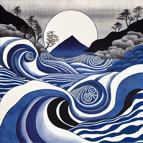 Ukiyo-e Landscape by Warwick #194