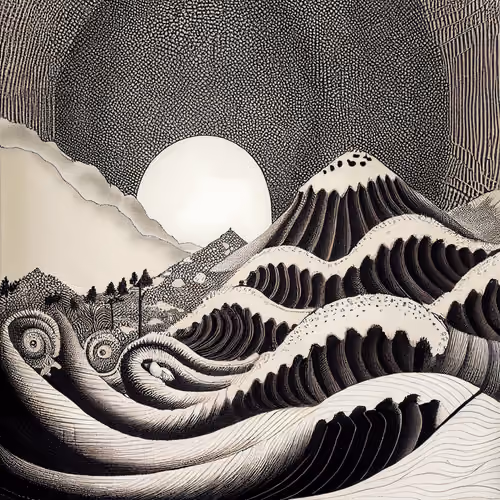 Ukiyo-e Landscape by Warwick #245