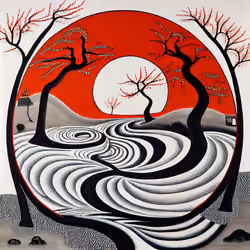 Ukiyo-e Landscape by Warwick #92