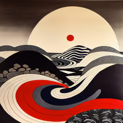 Ukiyo-e Landscape by Warwick #531