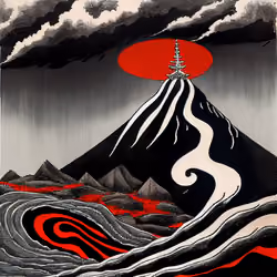 Ukiyo-e Landscape by Warwick #440