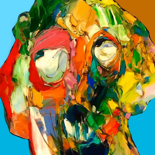 Expressionist Face Art