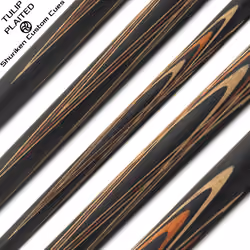 Tulip Plaited Lacewood Padauk Hornbeam NFT fullsplice pool cue billiards cue wood