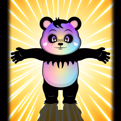 Encrypted Panda's unique card #Embrace