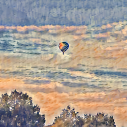 flying by