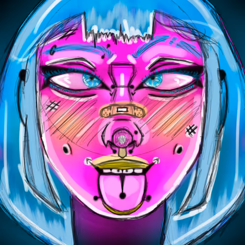 Late Night Neon Gal