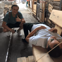 Stefan  after a wild afternoon in Basel