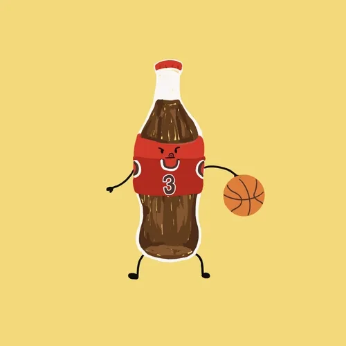 Mr.Cola plays basketball
