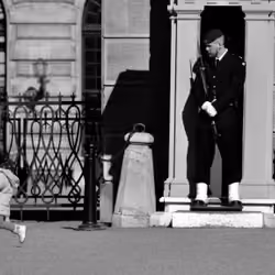 Runaway child at Stockholm Royal Palace, Sweden #2