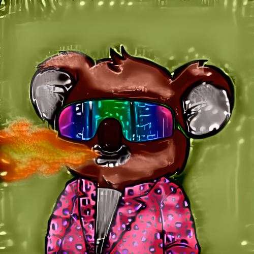 Koala Intelligence Agency #9744 Derivative by CD