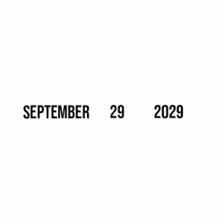 September 29 2029