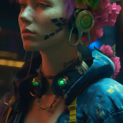 Cyberpunk girl.