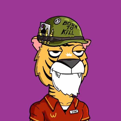 Grouchy Tiger Social Club #2569