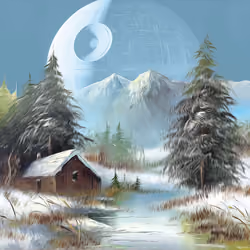 Mountain Cabin Death Star