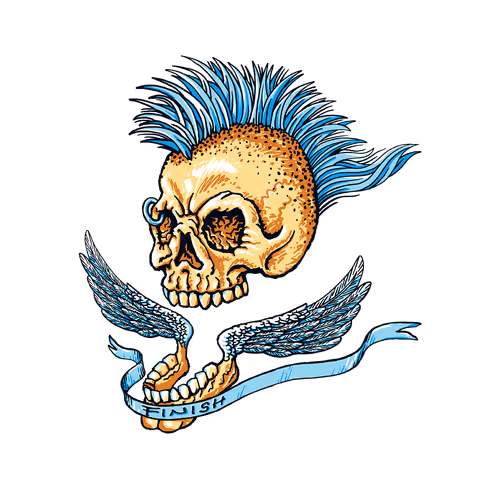 Skull by Yury Gunaza