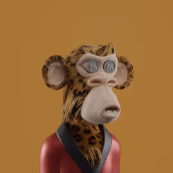 3D Bored Ape Club #86