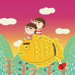 Let's go, fish-shaped bun!