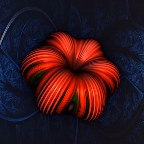 Red Flower 3D Fractal