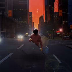 Dusk in the city