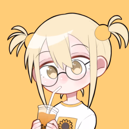 Cute Glasses Girl Chibi