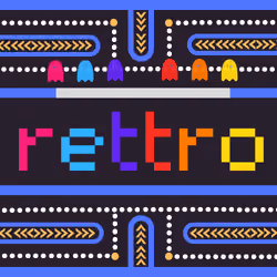 rettro Pac Man Game Banner