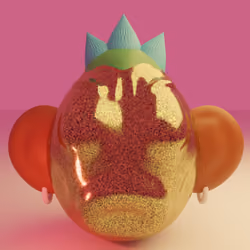  #001 Bobo The Aztec King  - 3D Ultra Rare