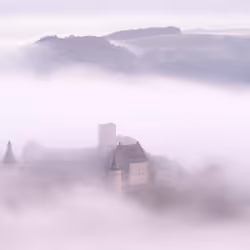 Fairytale castle landscape