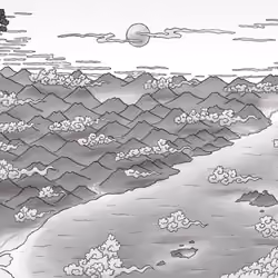 G018-w Yatsushiro Sea Area WHITE