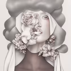scarf girl art 2023 #9