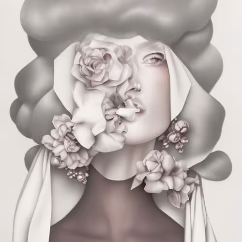scarf girl art 2023 #9