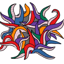 Tentacles of the deep but colorful