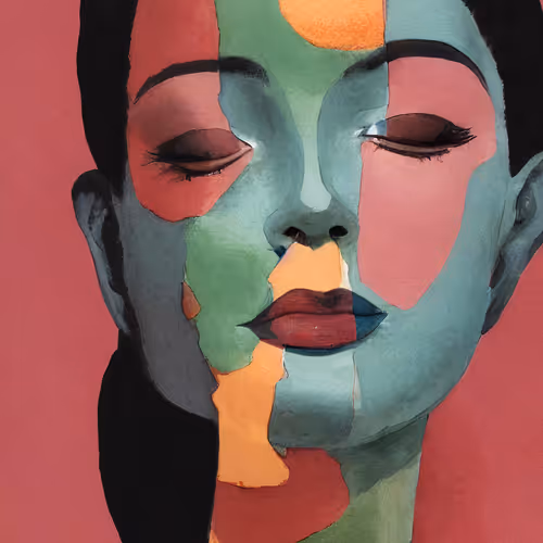Woman Full Of Color