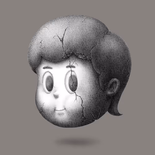 Ki-chan Desolate Statue Head