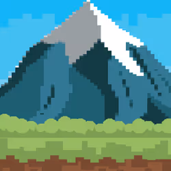 8-BIT MOUNTAIN SCENE