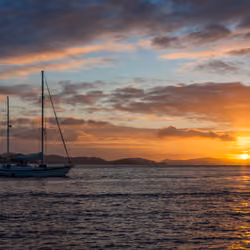 Sunset in BVI