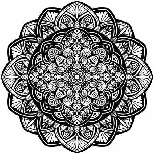 Monochrome Mandalas