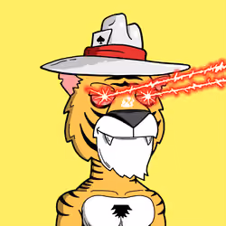 Grouchy Tiger Social Club #9824