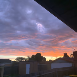 sunset in the hood 