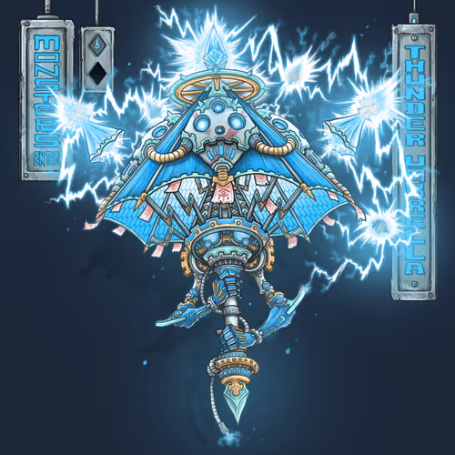 MONSTERS ENTER #041 - Thunder umbrella