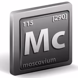 3d ElementBlock #115 - Moscovium 