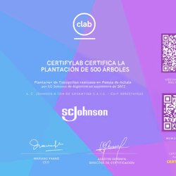 Certified Trees N.1816 SC JOHNSON