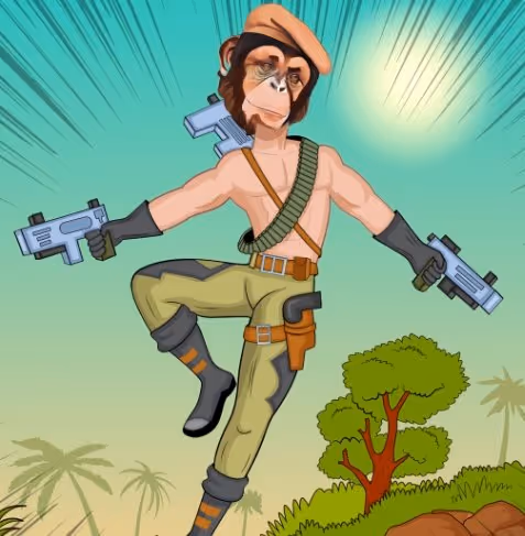 monkey island # ( soldier 002 )