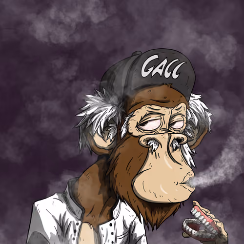 Stoned Grandpa Ape #1425