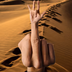 moroccan middle finger